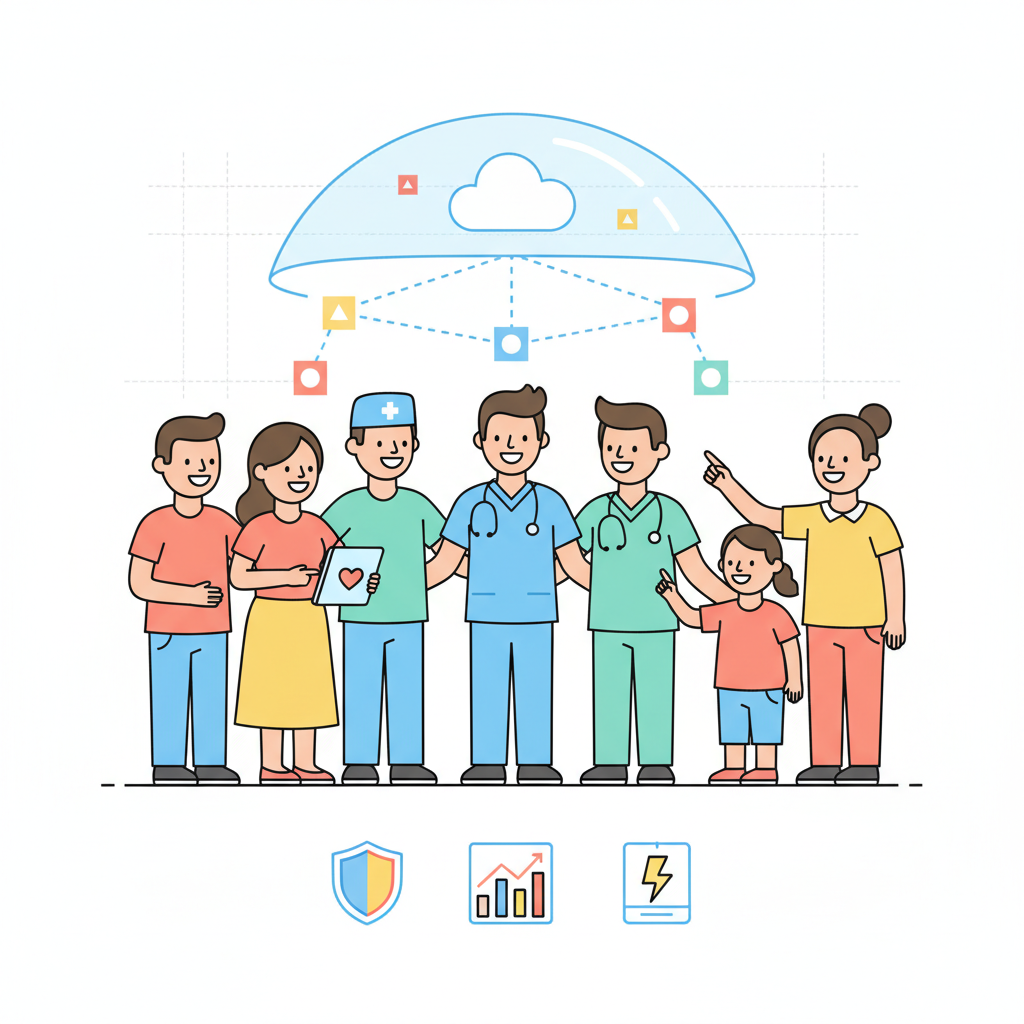 Healthcare Builders Illustration